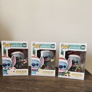 Funko Pop! Disney Stitch Holiday Set